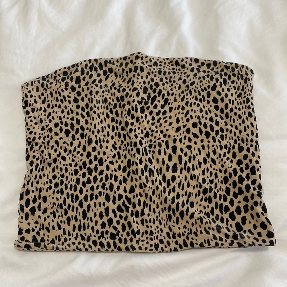 Brandy Melville Leopard Print Jenny Tube Top